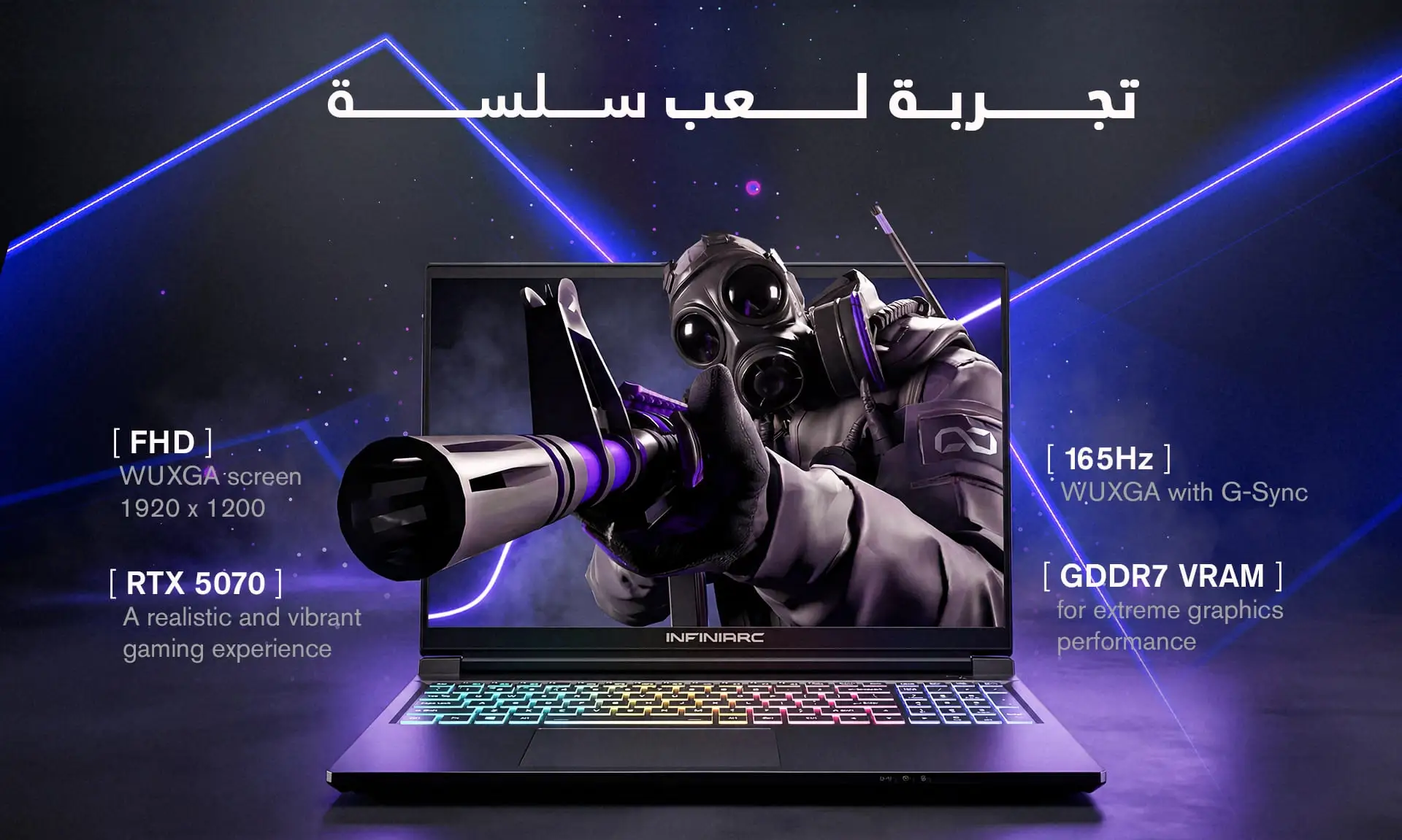 لابتوب WUXGA RTX 5070