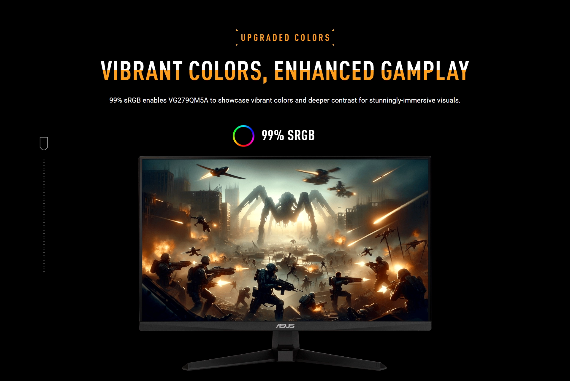 ASUS TUF Gaming Series 5 VG279QM5A-J, 27" FHD (1920 x 1080) Fast IPS, 240Hz, 0.3ms, AMD FreeSync Premium,NVIDIA G-Sync Black Monitor