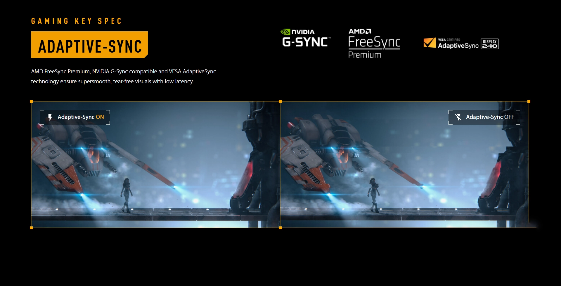 ASUS TUF VG27AQML1A-J, 27-inch, QHD (2560x1440), IPS, 260Hz Overclock, 1ms, Freesync Premium, Gaming Monitor - Infiniarc Edition