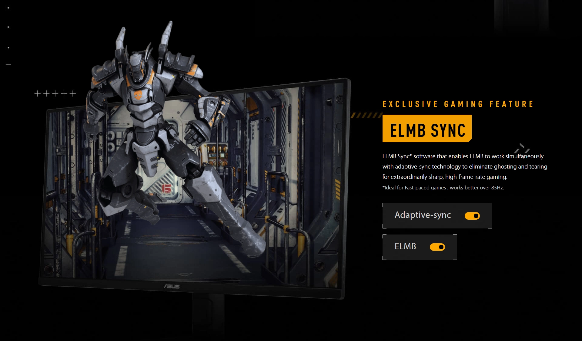 ASUS TUF VG27AQML1A-J, 27-inch, QHD (2560x1440), IPS, 260Hz Overclock, 1ms, Freesync Premium, Gaming Monitor - Infiniarc Edition