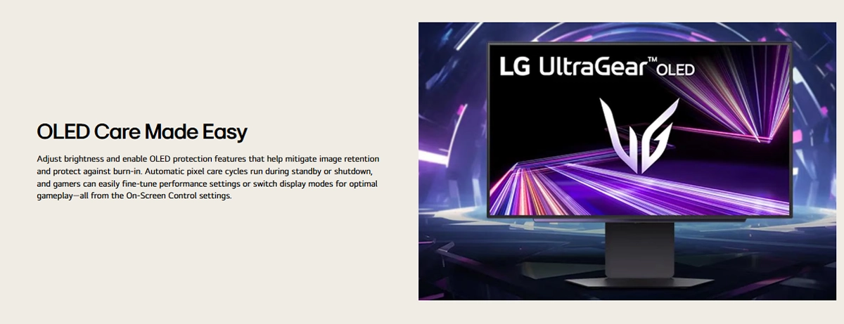 The LG UltraGear™ 27-inch QHD OLED gaming monitor features a blazing-fast 280Hz refresh rate, 0.03ms response time, and up to 1500 nits brightness with DisplayHDR™ True Black 500 for ultra-smooth gameplay and stunning visual detail.