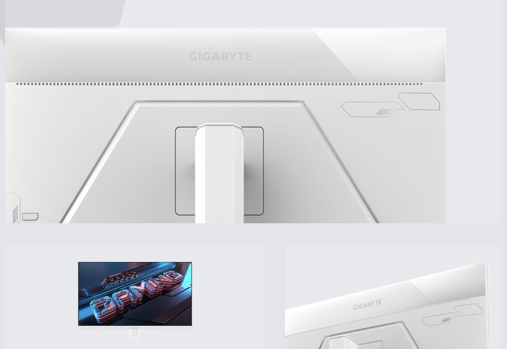 GIGABYTE M27QA ICE 27” 2560 x 1440 QHD, SS IPS 180Hz 1ms MPRT White Gaming Monitor
