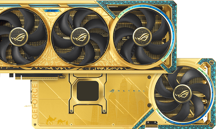 ASUS ROG Astral Dhahab GeForce RTX 5090, 32GB GDDR7 OC Edition Gold GPU