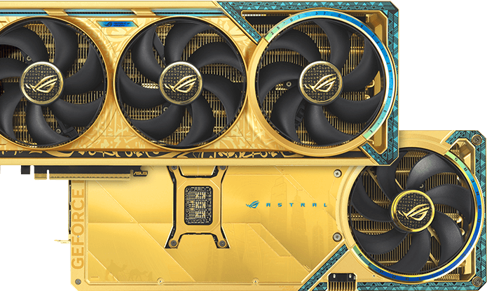 كرت شاشة أسوس ROG أسترال ذهب كور RTX 5080 إصدار OC