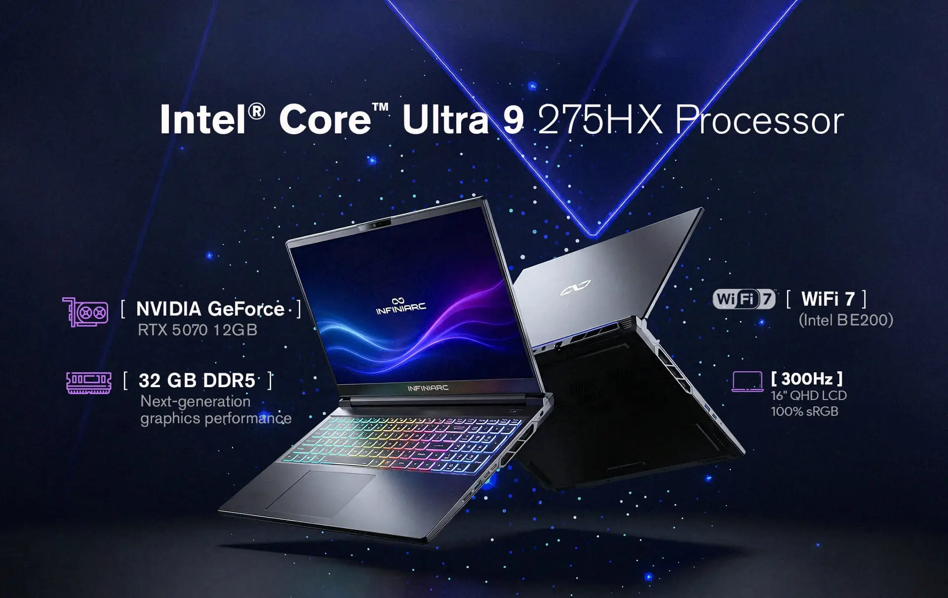 Best RTX 5090 Gaming Laptop | INFINIARC® Ultra 9 QHD 300Hz