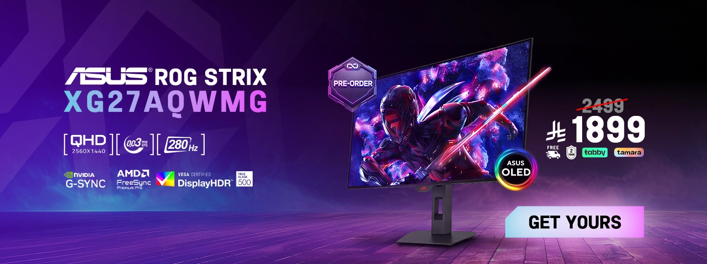 ASUS Monitor Pre order - XG27AQWMG banner EN