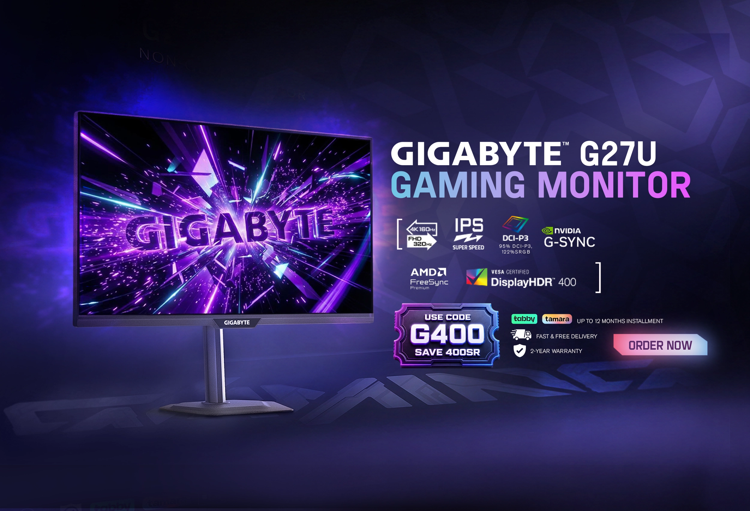 Gigabyte Monitor - G27U EN