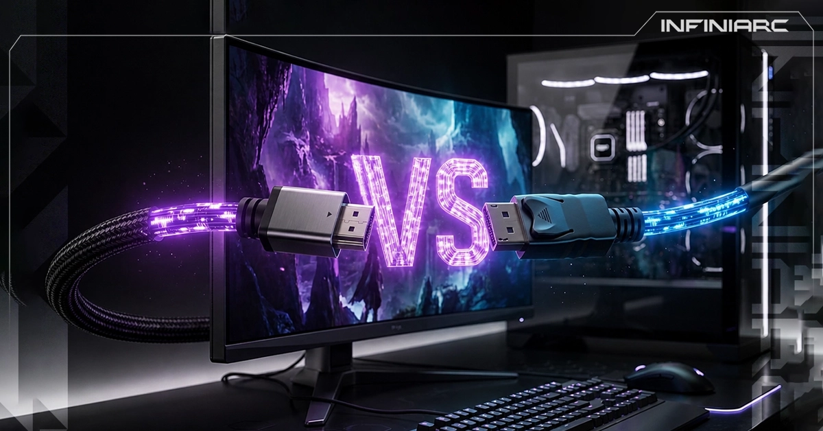 الفرق بين منافذ HDMI و DisplayPort 