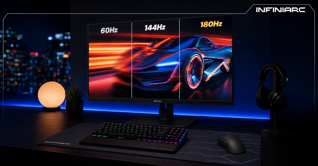 Gaming Monitor Refresh Rate Explained: 60Hz vs 144Hz