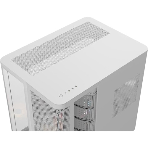 Corsair AIR 5400 RS-R ARGB Triple Chamber Mid-Tower White PC Case