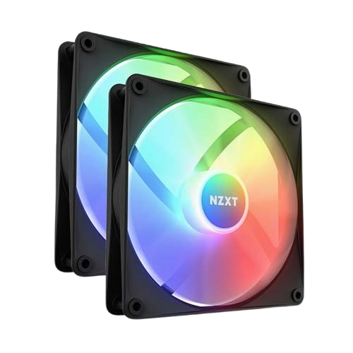 NZXT Core F140 RGB Core with RGB Controller Black Twin Pack Fans