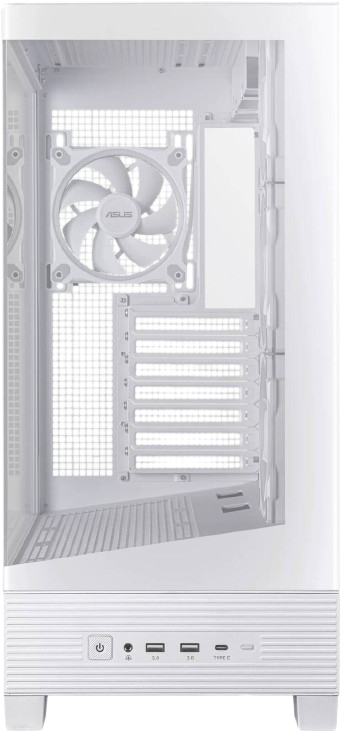 Asus A31 PLUS, ARGB Built-in Fans, White Mid Tower ATX PC Case