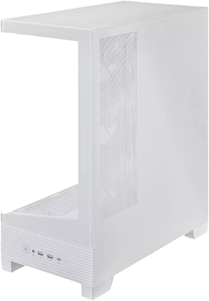 Asus A31 PLUS, ARGB Built-in Fans, White Mid Tower ATX PC Case