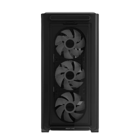 ASUS A23 PLUS, pre-installed ARGB fans, micro-ATX Black Case 