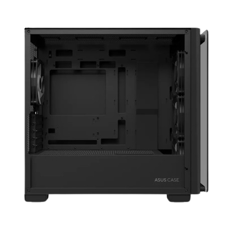 ASUS A23 PLUS, pre-installed ARGB fans, micro-ATX Black Case 