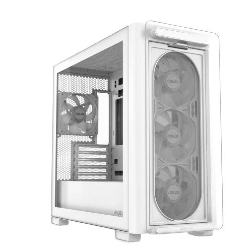 ASUS A23 PLUS, our pre-installed ARGB fans, micro-ATX White Case