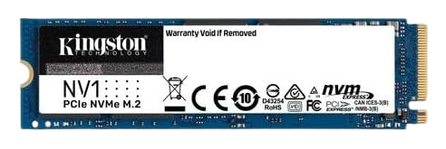 Kingston NV1 2TB M.2 2280 NVMe PCIe Internal SSD Up to 2100 MB/s SNVS/2000G