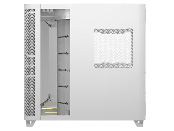 Corsair AIR 5400 LX-R RGB iCUE LINK Triple Chamber Curved Glass Mid-Tower White PC Case