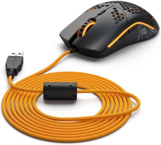 Glorious Ascended Cable - Flexible Lightweight Paracord - Gaming Mouse Replacement Cable Repair Accessory - GOLD