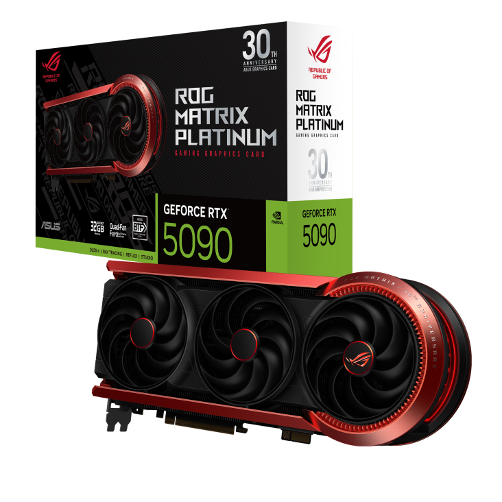 Asus ROG Matrix Platinum GeForce RTX 5090 Graphics Card