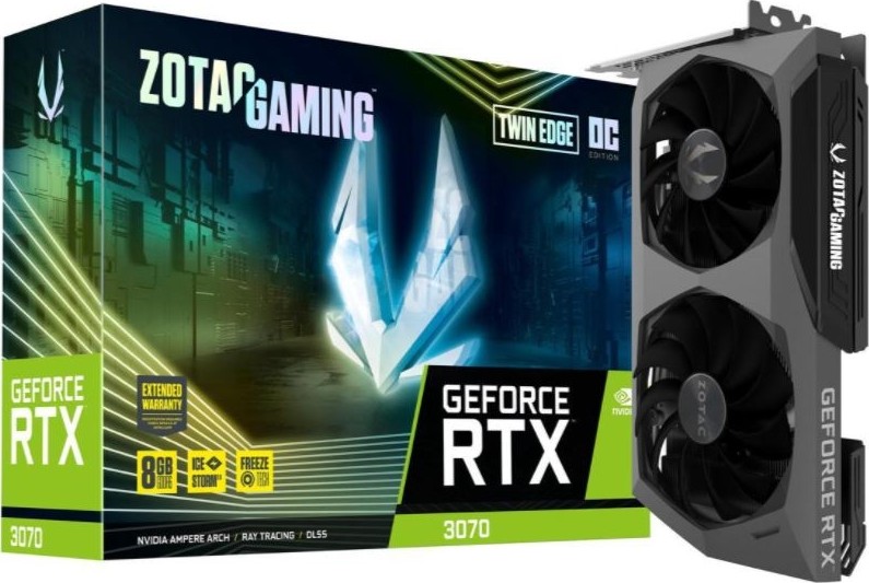 ZOTAC GEFORCE RTX™ 3070 TWIN EDGE OC LHR