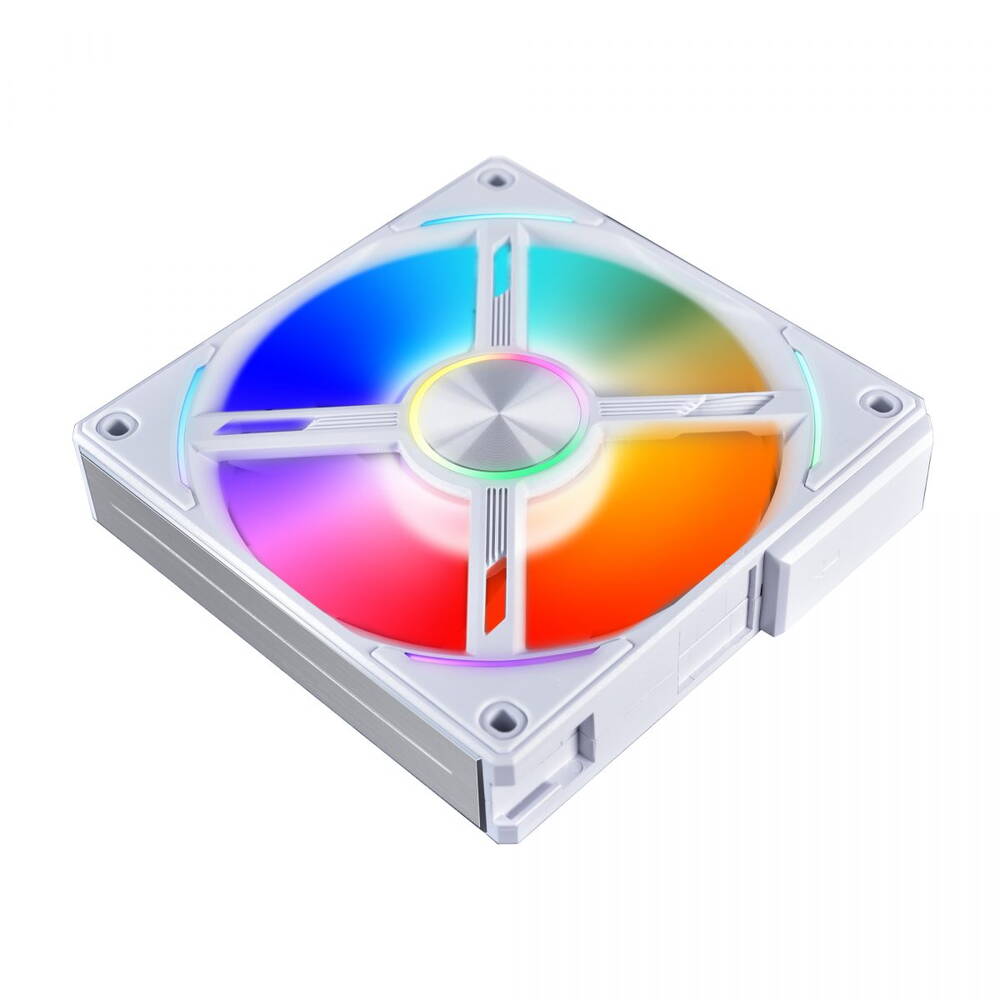 Lian Li UNI FAN AL120 Digital Addressable RGB 120 Fan, Single Pack, White