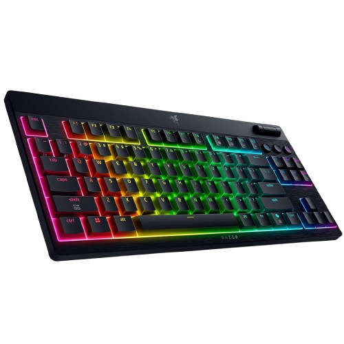 Razer BlackWidow V4 Low-profile Tenkeyless HyperSpeed (Green Switch) - US Layout - Gaming Keyboard