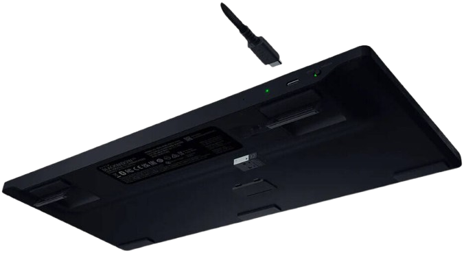 Razer BlackWidow V4 Low-profile Tenkeyless HyperSpeed (Green Switch) - US Layout - Gaming Keyboard