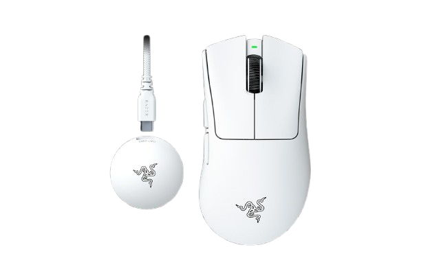RAZER DeathAdder V4 Pro Gaming Mouse - White