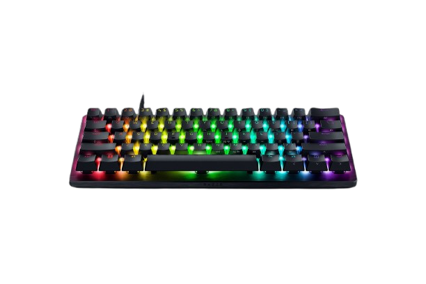 razer Huntsman V3 Pro Mini, 60% size, Analog Optical Switch Gen-2 , Chroma™RGB, rushed Aluminum Alloy Top Case, Rapid Trigger Mode, Black Gaming Keyboard 