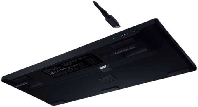 RAZER BlackWidow V4 Tenkeyless HyperSpeed Mechanical, 1000Hz Polling Rate, Chroma RGB Lighting, Black Gaming Keyboard