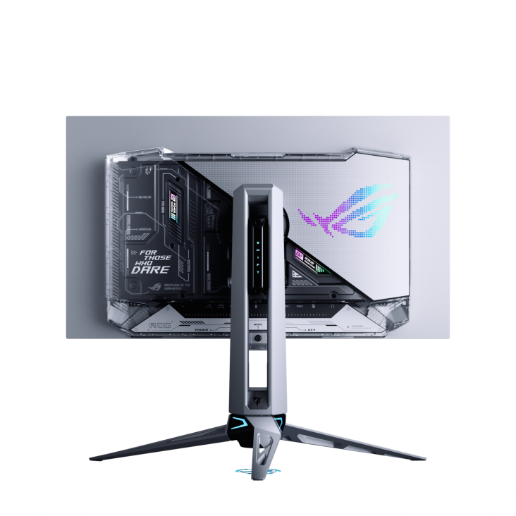 Asus ROG Swift 27-inch, QHD, Tandem OLED, Dual-Mode (QHD @540Hz, HD @720Hz), 0.02ms (GTG), rueBlack Glossy, White  gaming monitor