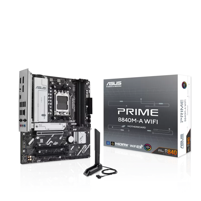 Asus Prime B840M-A WiFi AM5 Micro-ATX Motherboard