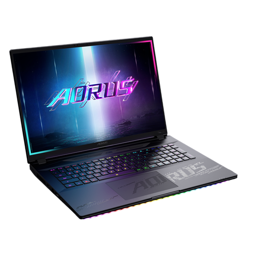 Gigabyte AORUS MASTER 18 BYH, Intel Core Ultra 9 275HX, 5080 GPU, Black Gaming Laptop