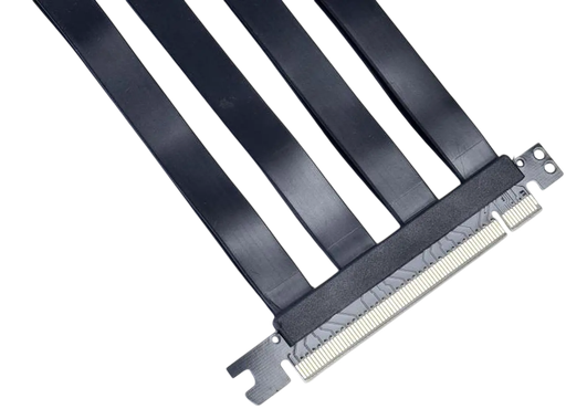 Lian Li LAN2-1X Premium PCI-E x16 3.0 Black Extender Riser Cable 200mm and Covert Bracket for LANCOOL II/LANCOOL 2 / LANCOOL TWO -LAN2-1X