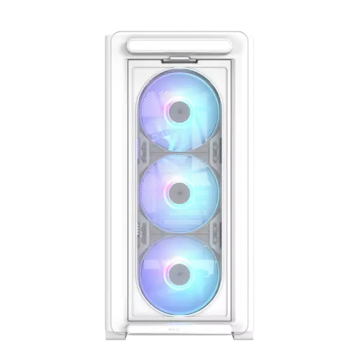 ASUS A23 PLUS, pre-installed ARGB fans, micro-ATX White Case