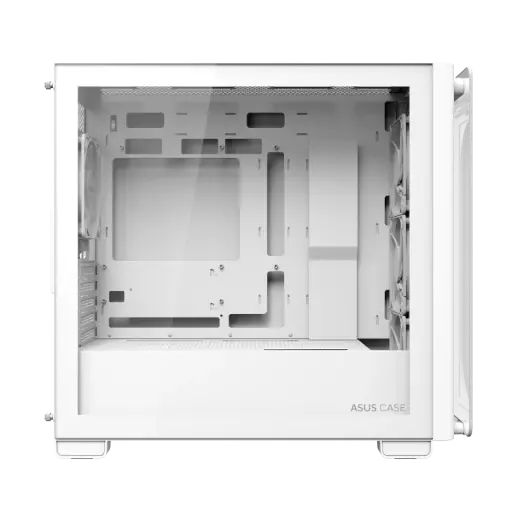 ASUS A23 PLUS, pre-installed ARGB fans, micro-ATX White Case