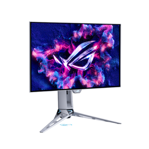 Asus ROG Swift PG27AQWP-W, 27-inch, QHD, Tandem OLED, Dual-Mode (QHD @540Hz, HD @720Hz), 0.02ms (GTG), TrueBlack Glossy, White gaming monitor