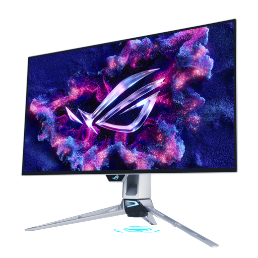 Asus ROG Swift PG27AQWP-W, 27-inch, QHD, Tandem OLED, Dual-Mode (QHD @540Hz, HD @720Hz), 0.02ms (GTG), TrueBlack Glossy, White gaming monitor