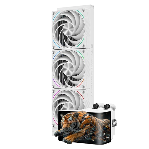 Thermalright Wonder Vision 360 Turbo Argb, 6.67inch Curved 2400x1080, Visual Scale Screen Ratio for 3D Screen, White Water Cooler