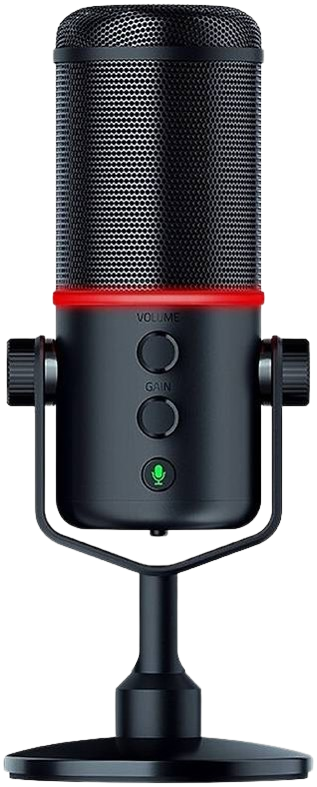 Razer Seiren Elite Studio-Grade Multi-Pattern USB Digital Microphone and Headphone Amplifier