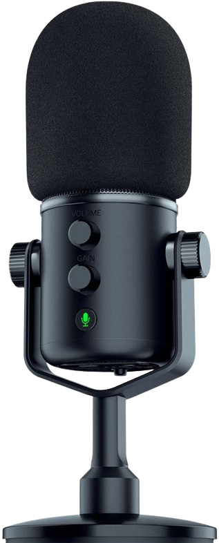 Razer Seiren Elite Studio-Grade Multi-Pattern USB Digital Microphone and Headphone Amplifier