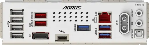 Gigabyte Z890 AORUS ELITE WIFI7 ICE, Intel Ultra DDR5, White Motherboard