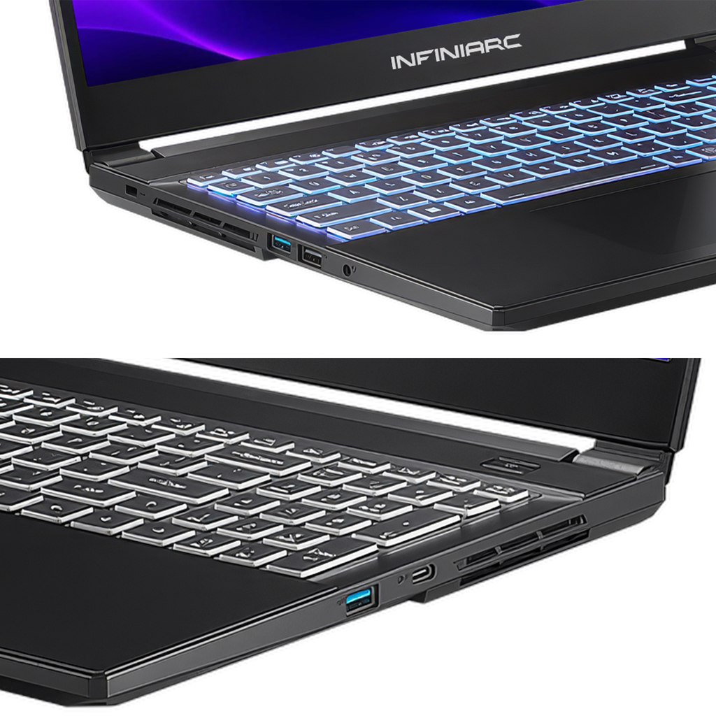 INFINIARC 16" WUXGA LCD, intel i7 13620H, RTX 5070 12GB DDR7, 165Hz, 100% sRGB, 1TB PCIE M.2 SSD, 16GB DDR5 Gaming Laptop