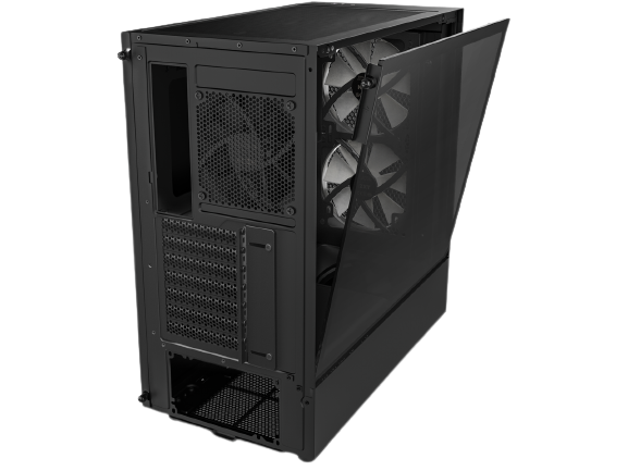 NZXT H Series H5 (2023) Flow RGB Edition ATX Mid Tower Chassis Black Color-CC-H51FB-R1