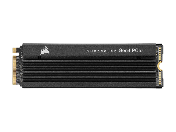 Corsair MP600 PRO LPX M.2 2280 4TB PCI-Express 4.0 x4, NVMe 1.4 3D Internal Solid State Drive (SSD) CSSD-F4000GBMP600PLP, Optimized for PS5
