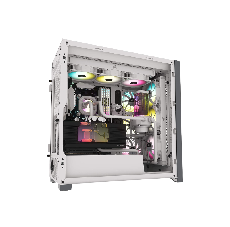 CORSAIR -5000D AIRFLOW Tempered Glass Mid-Tower ATX PC Case - Whtie