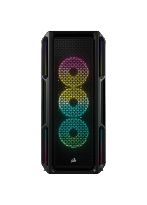 Corsair iCUE 5000T RGB Tempered Glass Mid-Tower ATX PC Case — Black