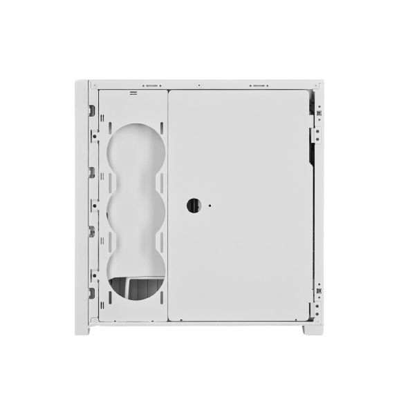 Corsair iCUE 5000X RGB QL Edition Mid-Tower ATX Case — True White