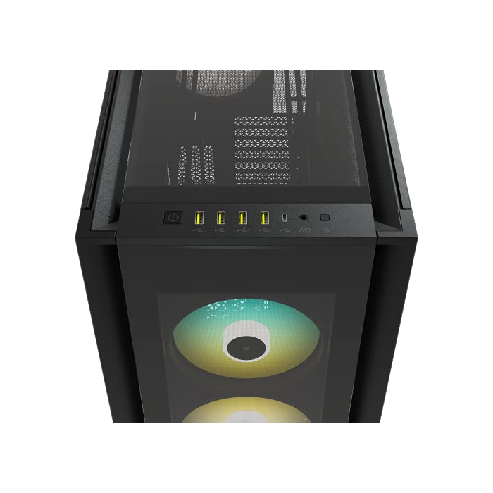 Corsair iCUE 7000X RGB Tempered Glass Full-Tower ATX PC Case — Black